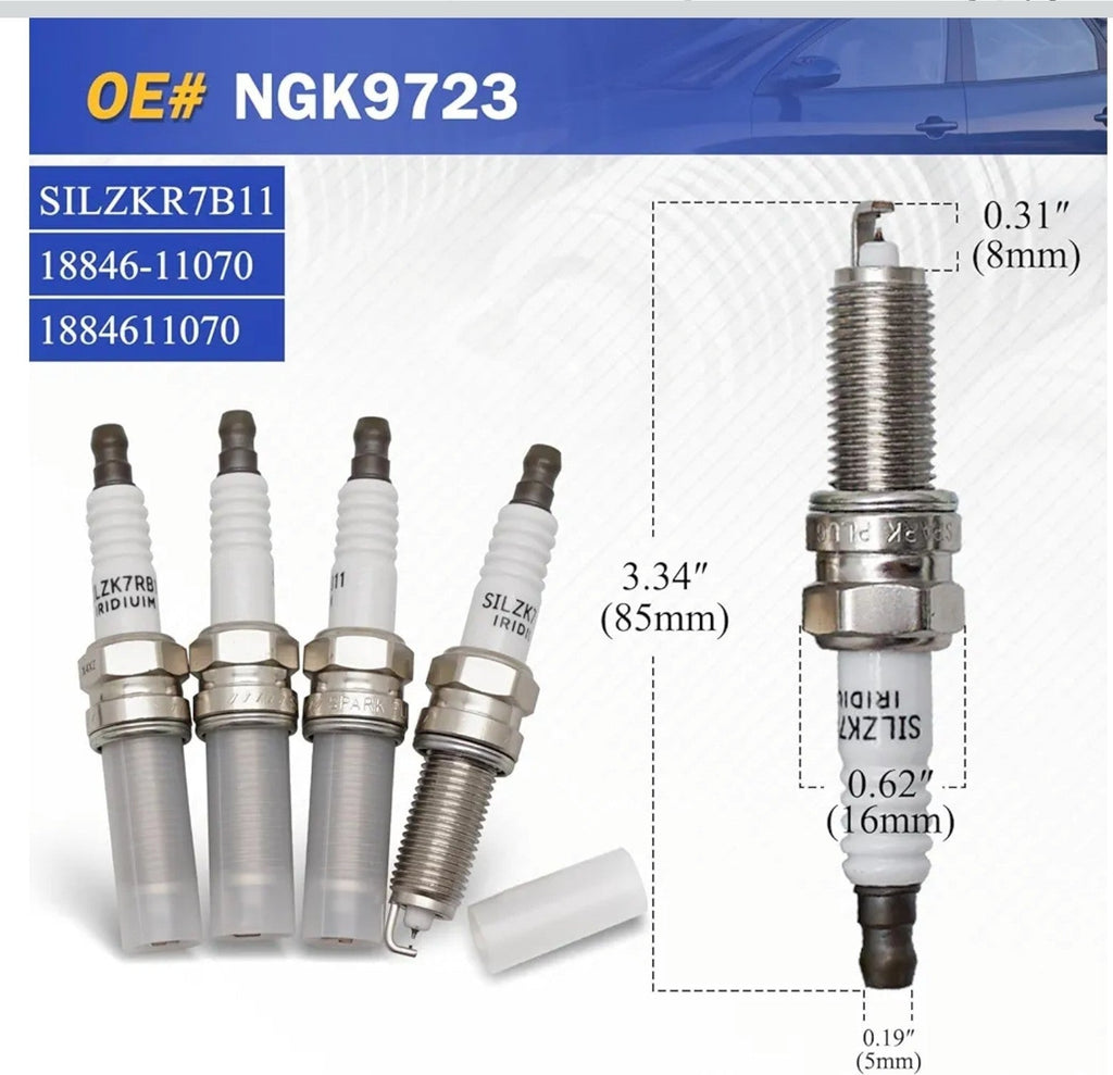 4pcs Double Iridium Spark Plugs for Hyundai Kia Sonata Optima Tucson Sportage - Horizon Endless