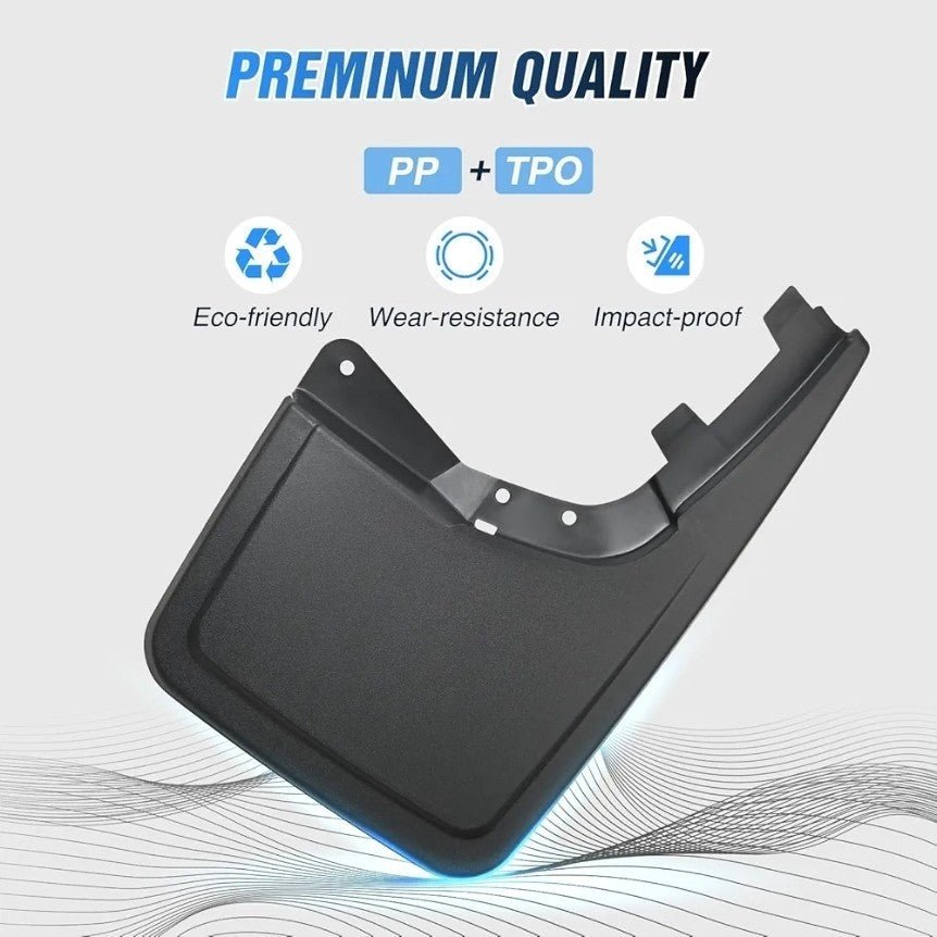 4x Black Splash Guards Mud Flaps W/ Hardware for Ford F150 2021-2026 Front Rear - Horizon Endless
