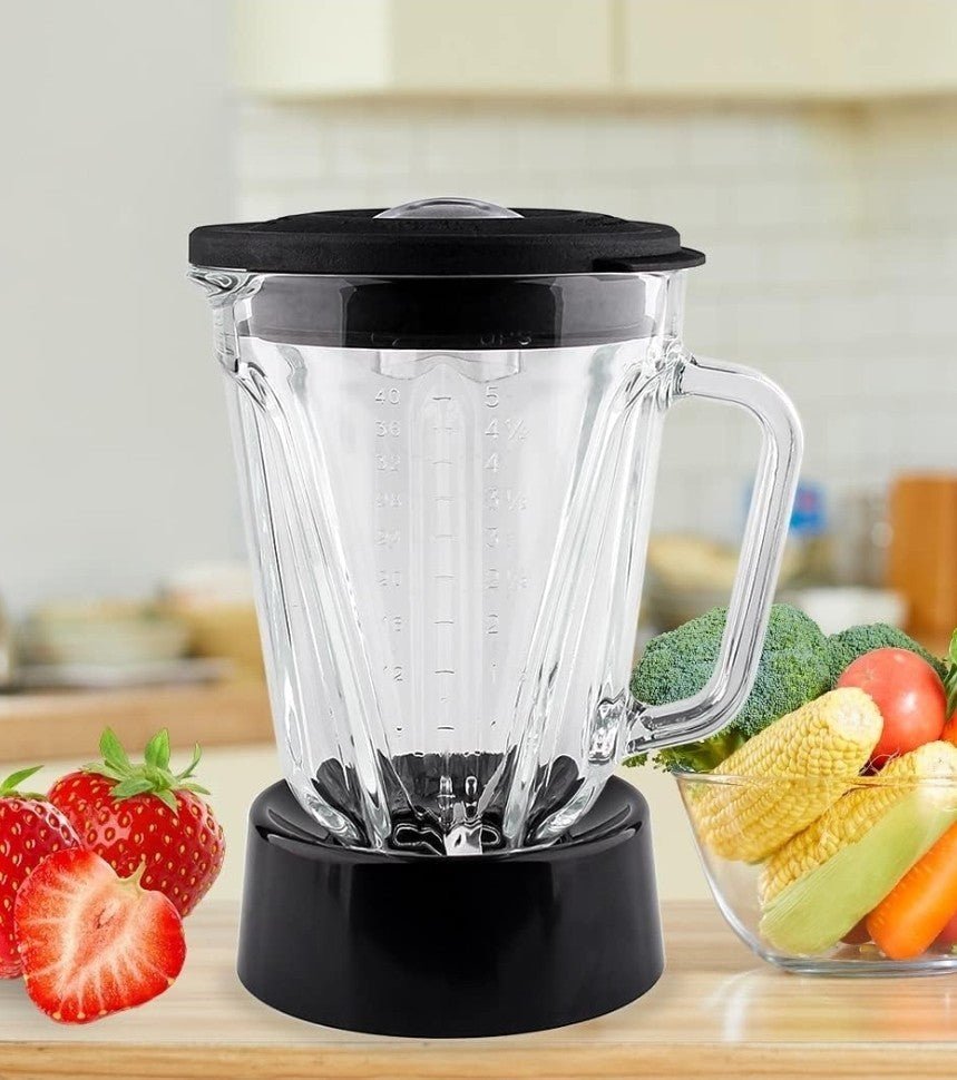 5 Cups Glass Jar with SPB-7CH-LR Collar and Blade for Cuisinart Blender - Horizon Endless