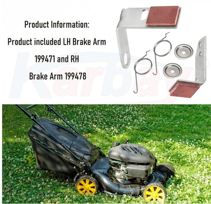 Husqvarna Brake Arm Kit for Craftsman & AYP Compatible Mowers - LH/RH Set - Horizon Endless