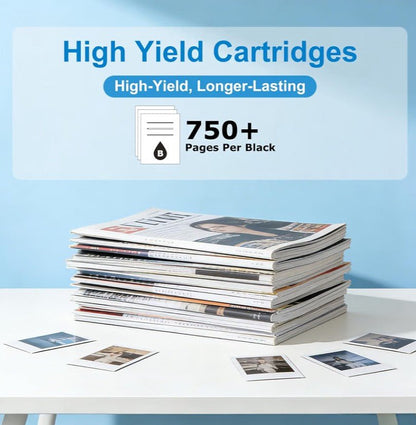 564XL Black Ink Cartridges Compatible with HP Printers | High-Yield HP 564XL Black Ink Replacement (2-Pack) - Horizon Endless