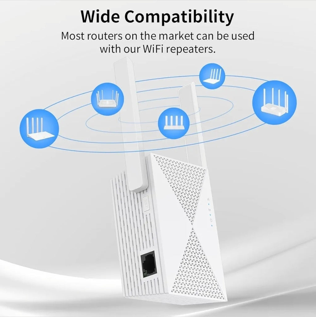 2025 Fastest WiFi Extender Signal Booster - Coverage Up to 9999 sq. ft