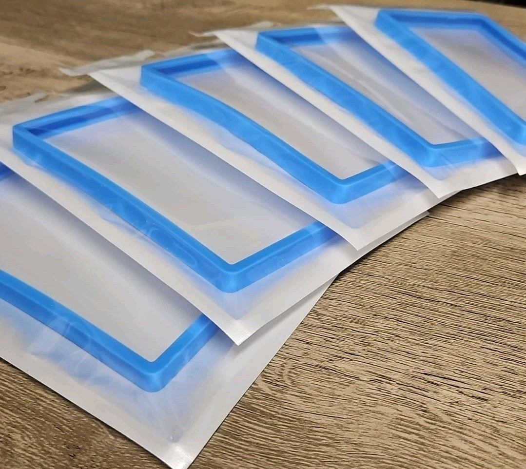 PSA Graded Card Display Skin Bumper Guard Protector Pokemon Slab Blue 5 Pack