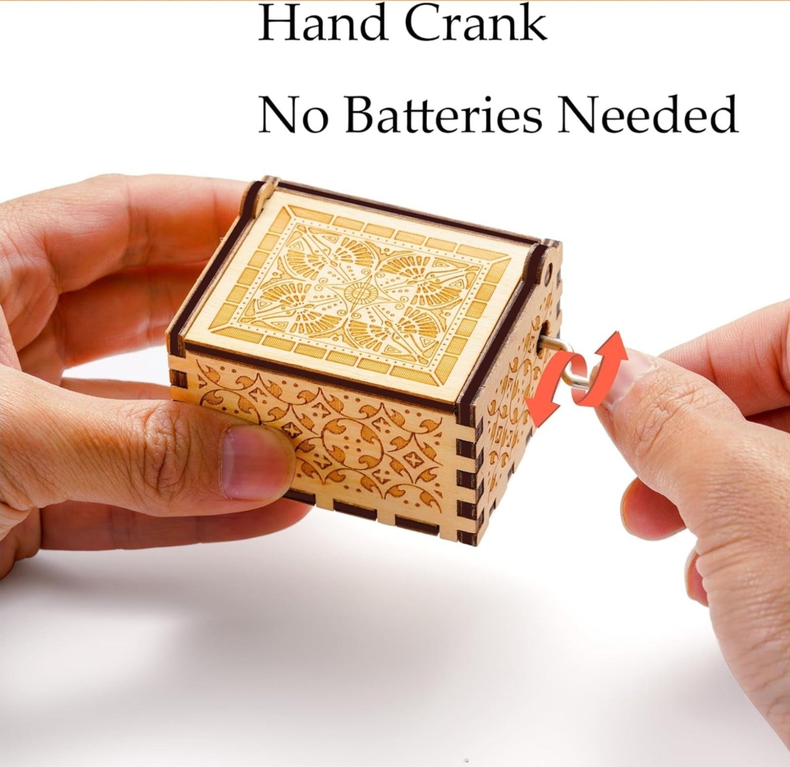 Music Box Happy 10th Birthday Gifts for Boys, Girls, Friends Wooden Music Box