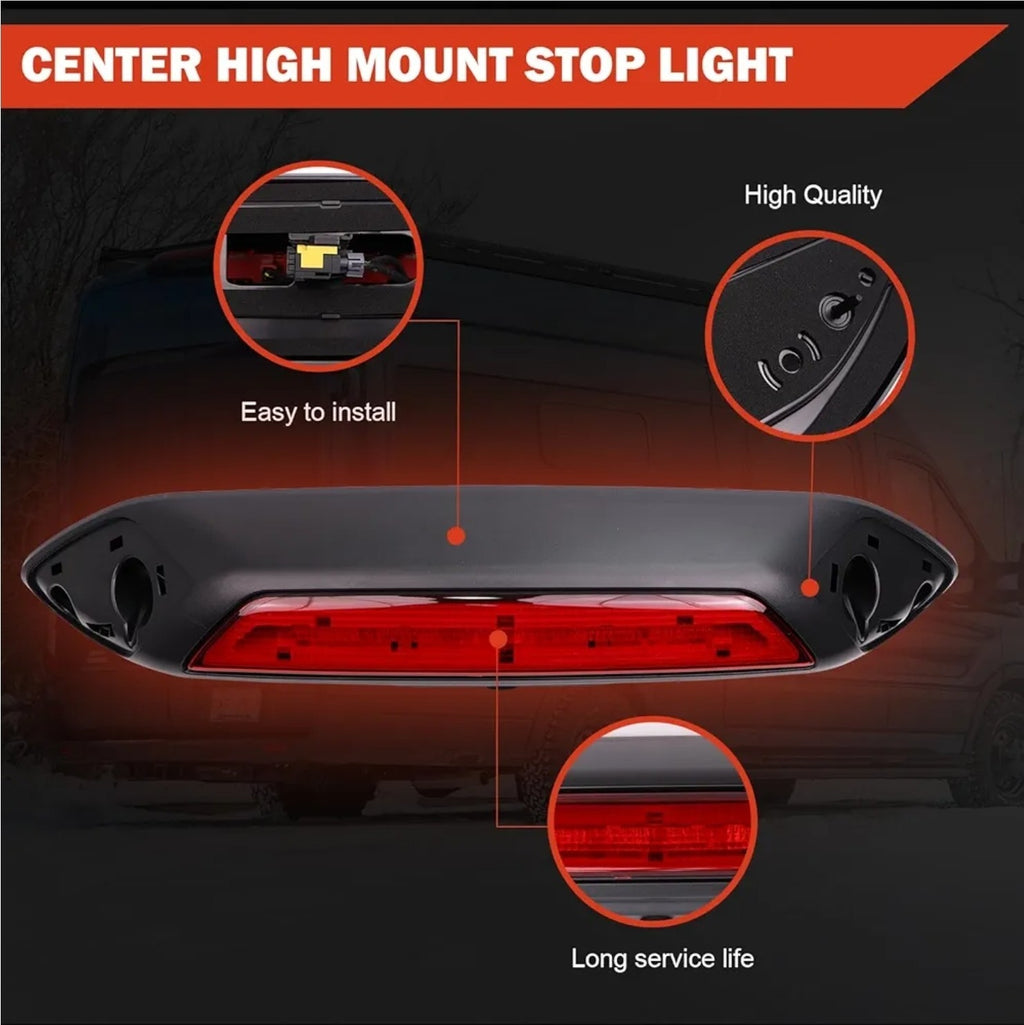 Third Brake Light With Camera Compatible with Ford Transit 150 250 350 2020-2025
