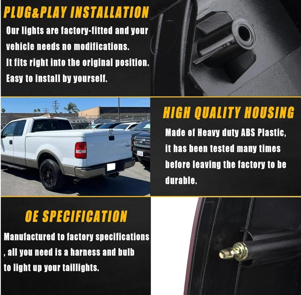 For 2004-2008 Ford F150 Tail Light Passenger Side Tailight Assembly For Ford