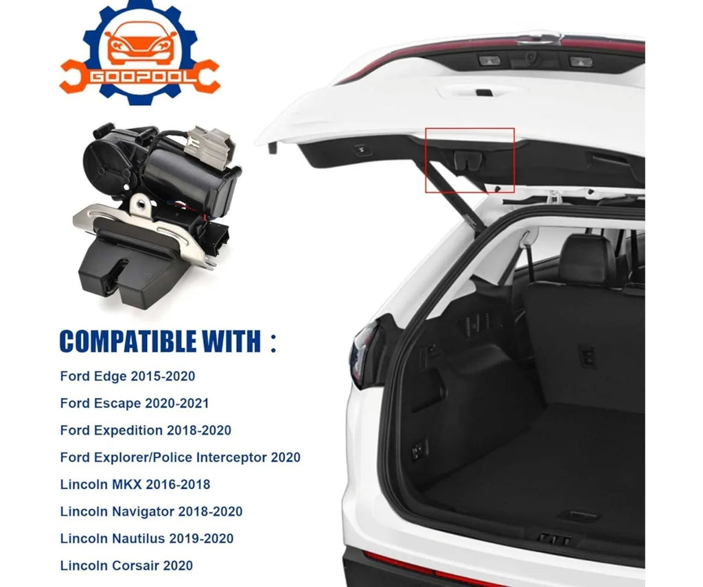 Liftgate Lock Actuator Trunk Latch Compatible with Ford Edge Escape Expedition
