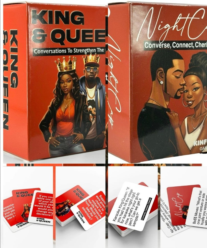 Kinfolk Games Urban Couples Conversation Deck - Nightcap or King & Queen