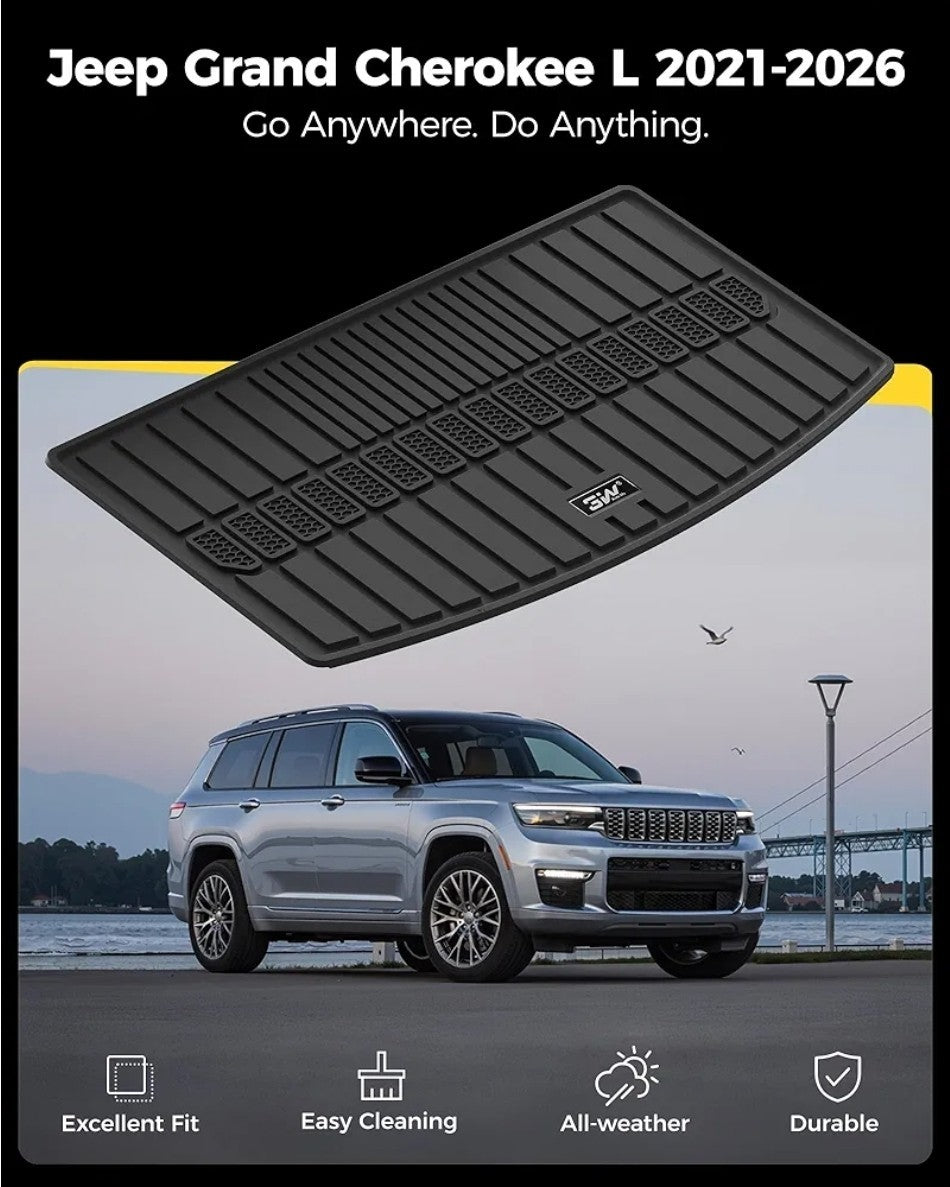 All Weather Cargo Mat Fit for Jeep Grand Cherokee L 2026 2025 2024 2023 2022