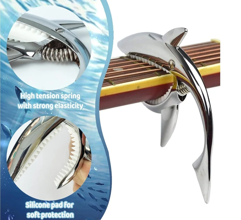 Shark Guitar Capo Pretty Cool Capo for Electric Acoustic Classical Guitar