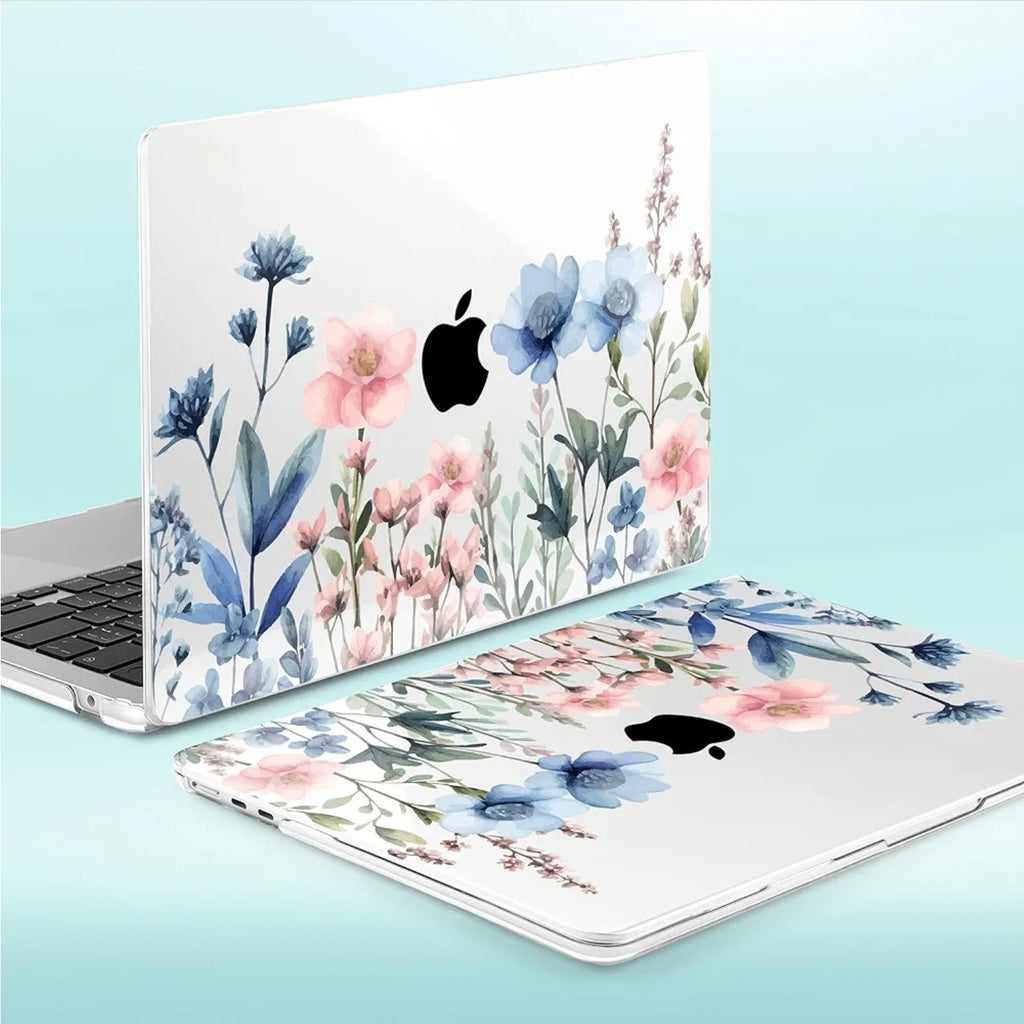 For MacBook Air 13" M2 M3 M4 M5 Crystal Hard Case +Keyboard & Trackpad Protector