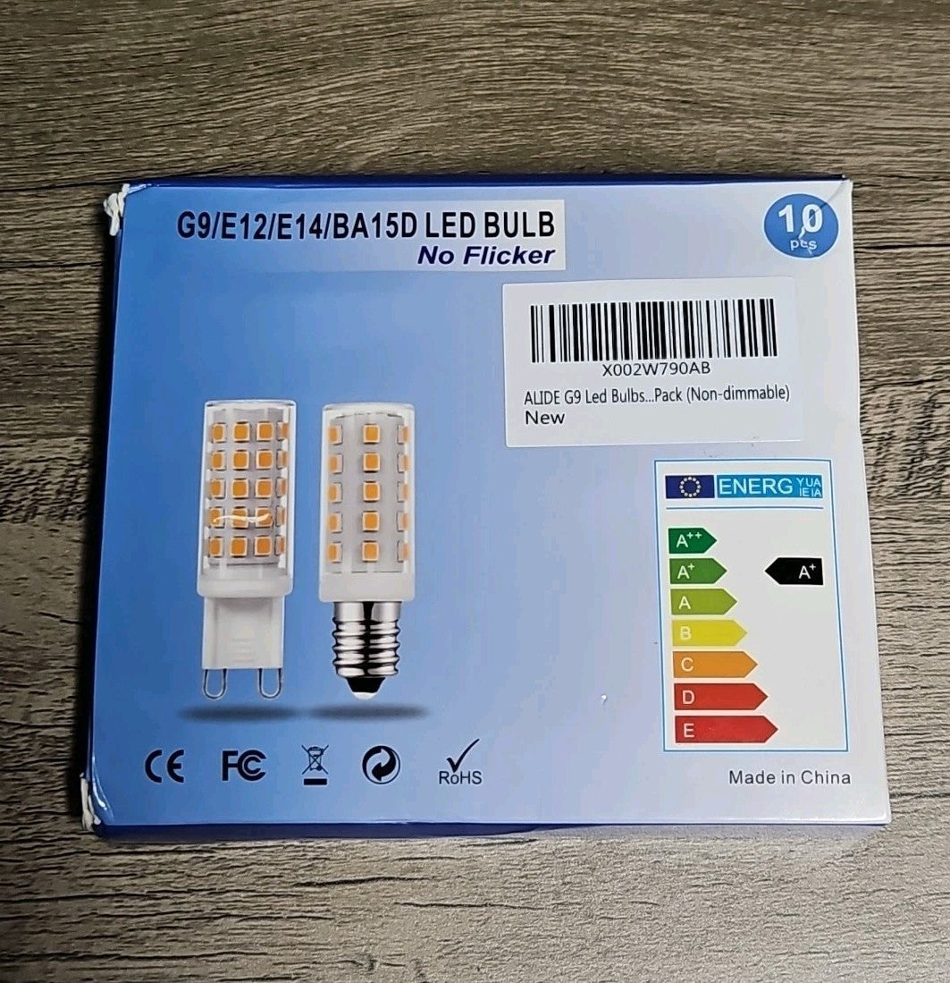 G9 Led Bulbs 5W Replace 50 Watt 60 Watt Halogen Equivalent,2700K Soft Warm 10 Pc