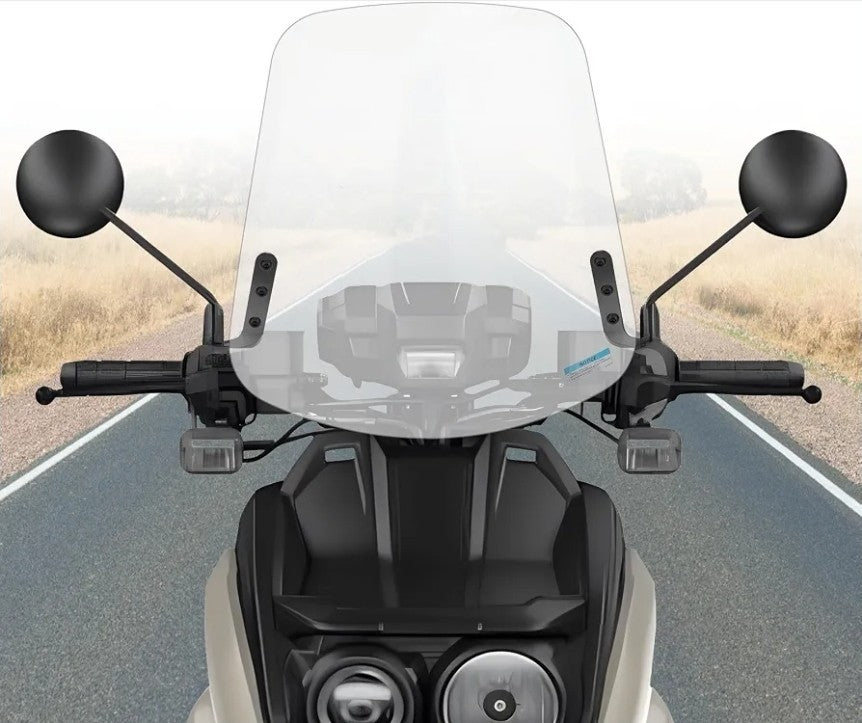 Scooter Windshield Windscreen w/ Hardware For Yamaha Zuma 125 YW125 2009 - 2021