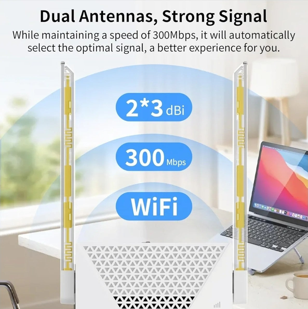 2025 Fastest WiFi Extender Signal Booster - Coverage Up to 9999 sq. ft