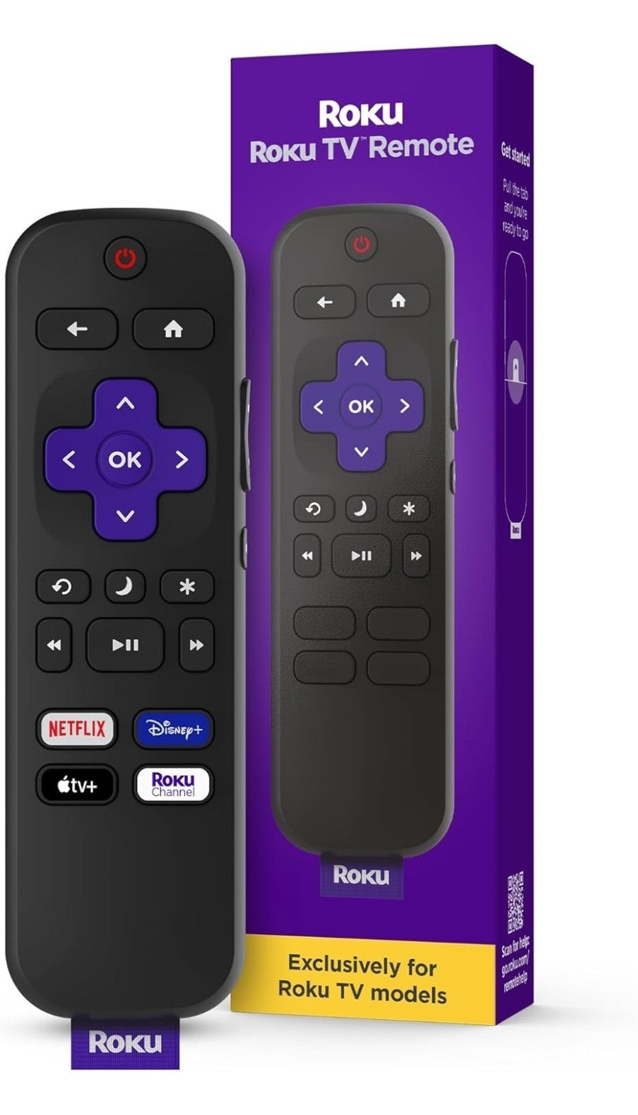 Roku Remote TV Replacement Remote Compatible with Roku TV Models ONLY NEW