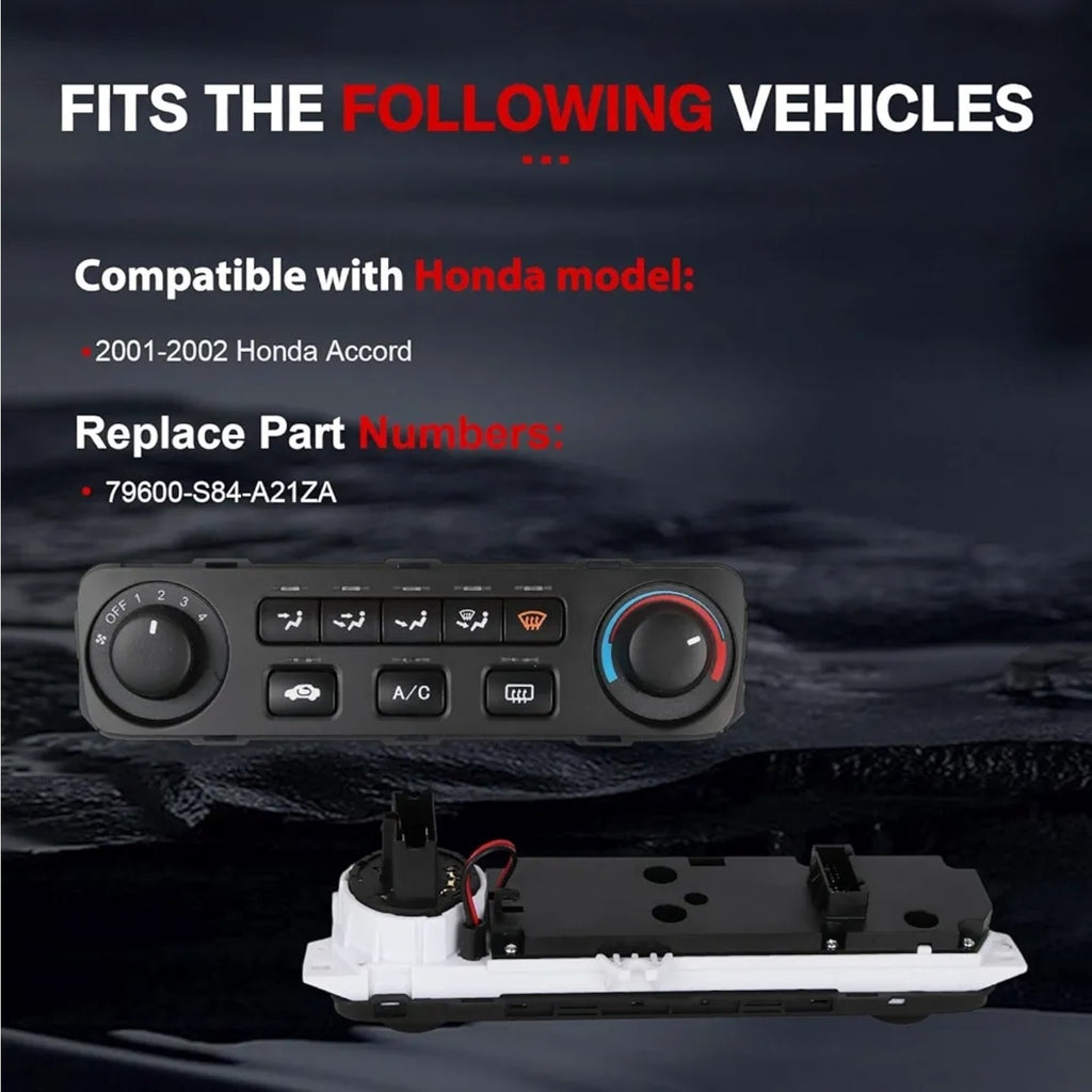 79600-S84-A21ZA A/C Heater Climate Control Module for Honda Accord 2001 2002