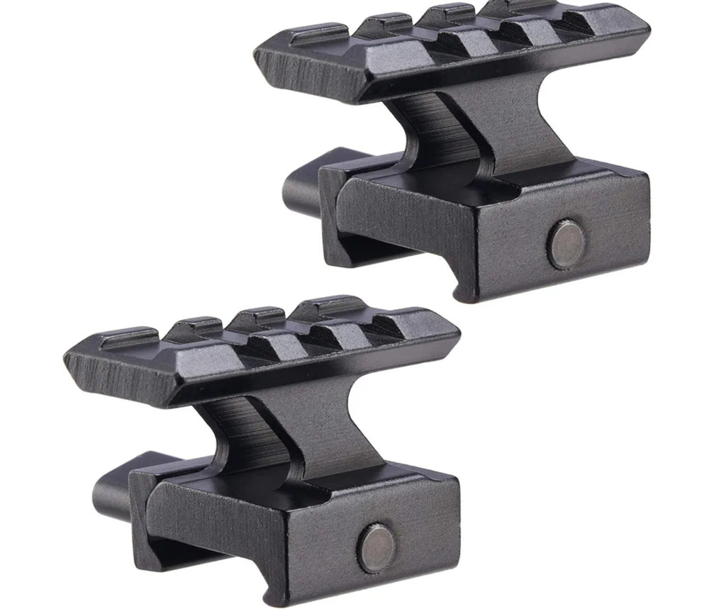 3 Slot Tactical Rail Base QD Mount Lockdown Riser 20mm Picatinny Adapter