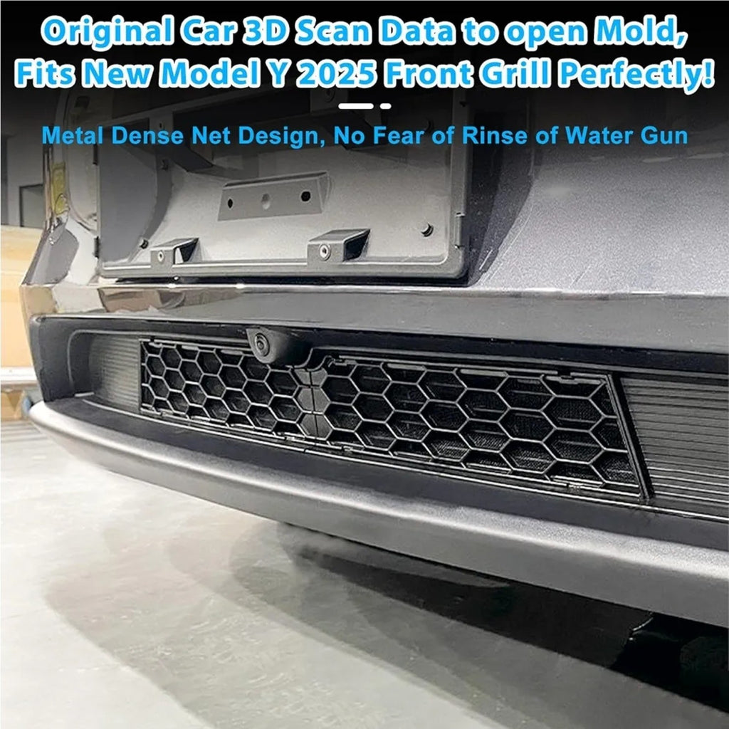 For 2025 2026 Tesla New Model Y Juniper Front Grill Mesh Insert Air Inlet Vent