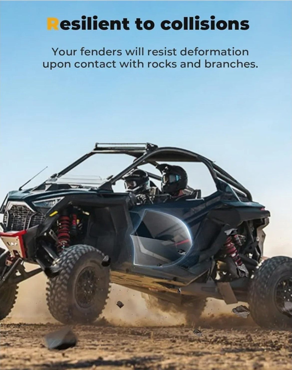 Lower Door Panels Insert Kit for Polaris RZR PRO XP/RZR PRO R/Turbo R 2020-20...