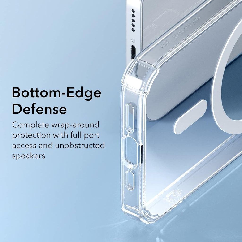 for iPhone 15 Pro Pure Crystal Case With Halo Lock clear durable phone case