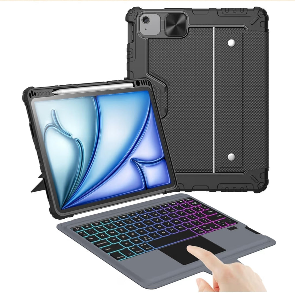 Wireless Magic Keyboard Case for Apple Ipad Air 10.9" / 11" M2 2024 Ipad Pro 11"