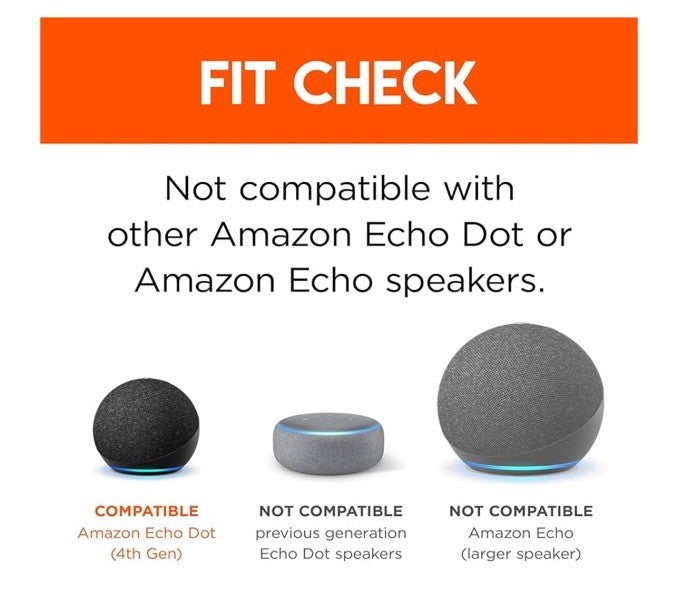 Echo Gear Wall Mount For Amazon Echo Dot 4th Gen - Model EGMA-EDM2-B2 - NIB