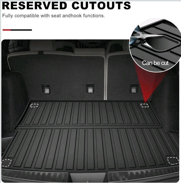 Rear Trunk Cargo Mat Liner For Acura RDX 2019-2026 All Weather
