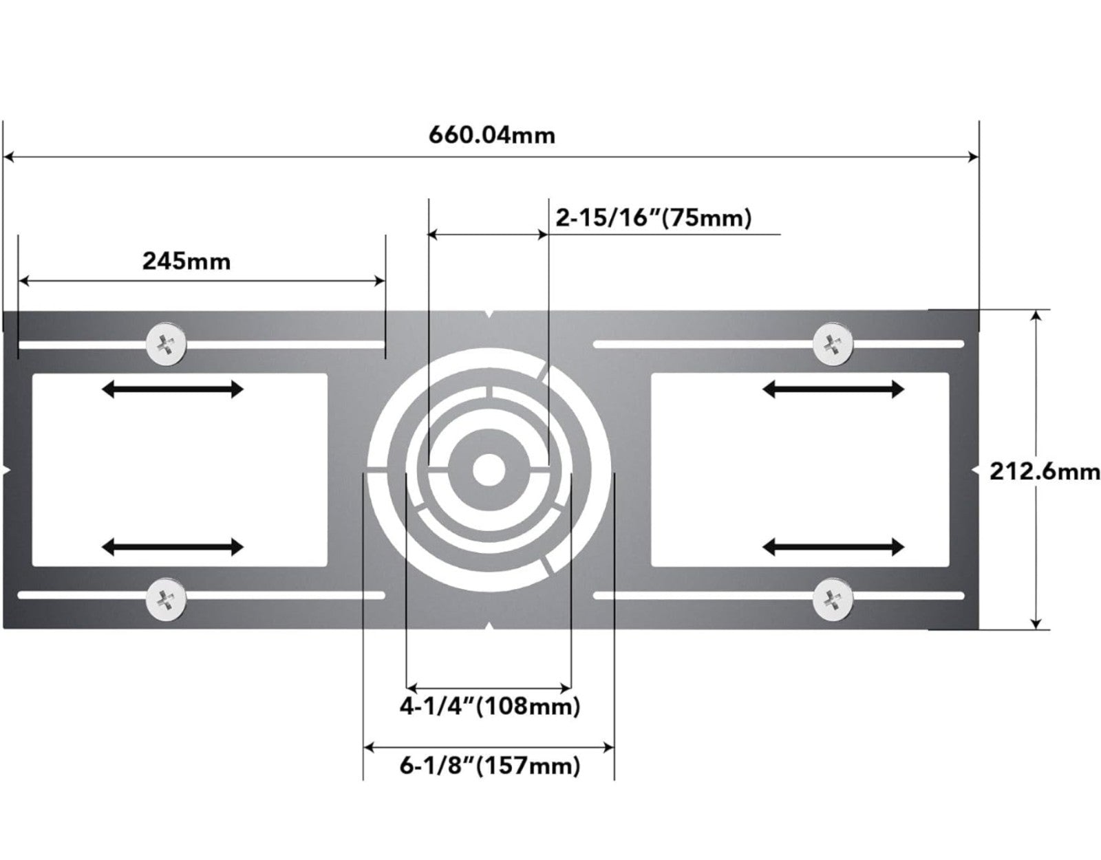 48 Pack Construction Mounting Plate for 3/4/6 inch LED Downlight,Slim Steel LED