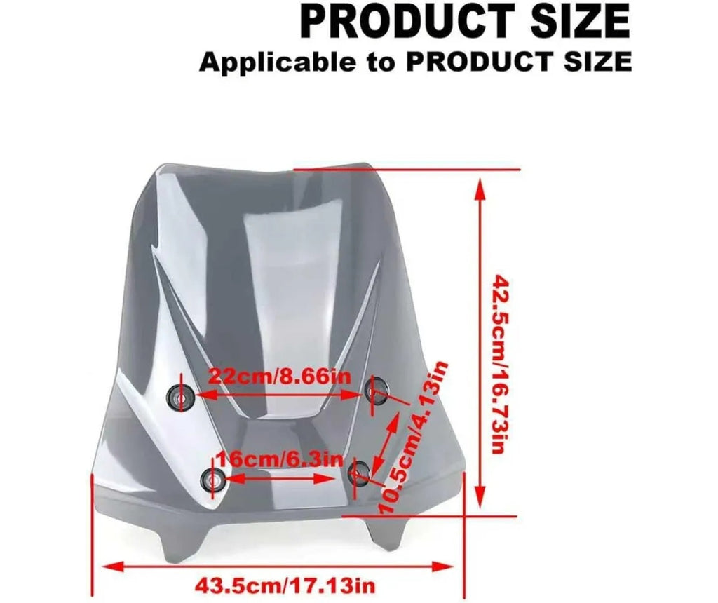 WindScreen Windshield Screen Deflector For BMW R1300GS Adventure 2023 2024