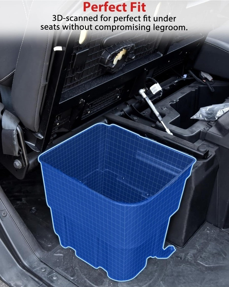 20.5L Underseat Storage Bin for Polaris Ranger XD 1500 2024-2025 Accessories,