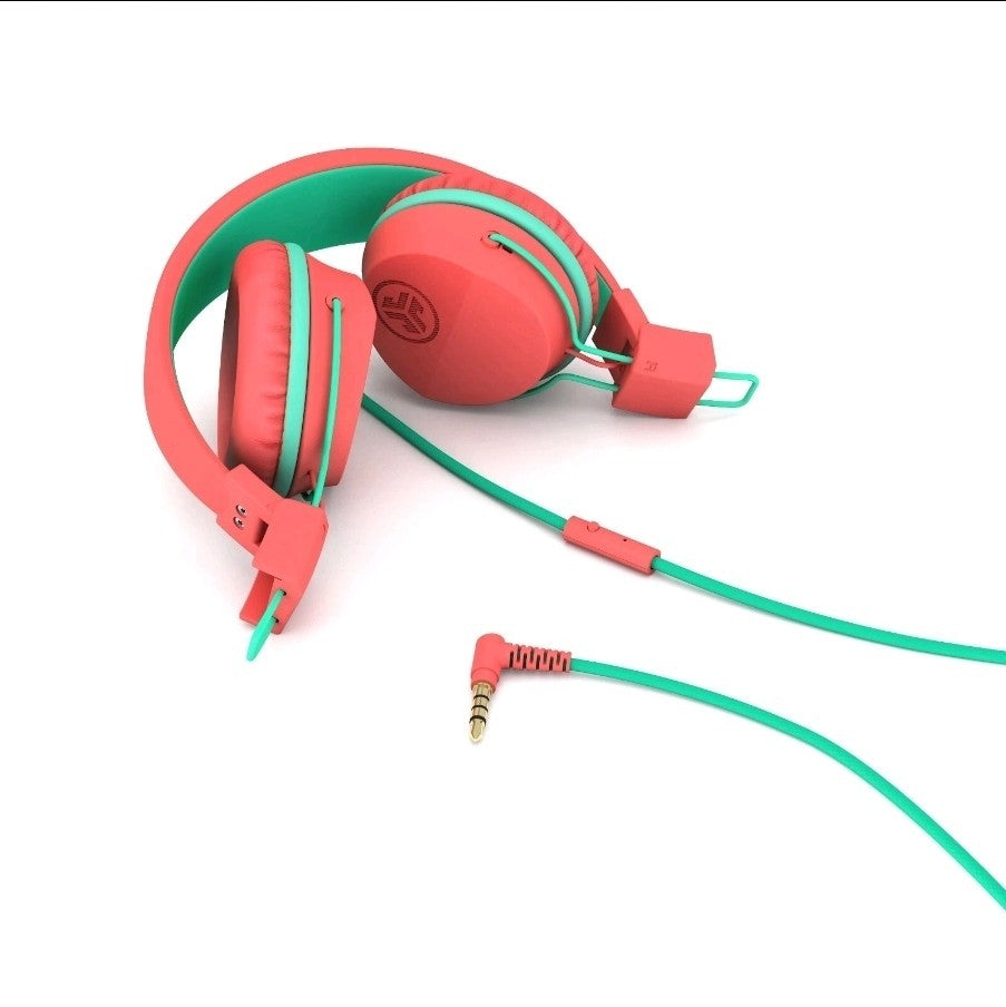 JLab JBuddies Studio Wired Kids Headphones On-Ear, Volume Limiter, School/Travel