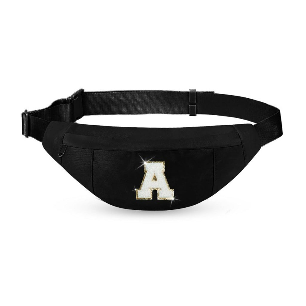 Initial A Fanny Pack Stylish Crossbody Bag Waist Pack Belt Bag