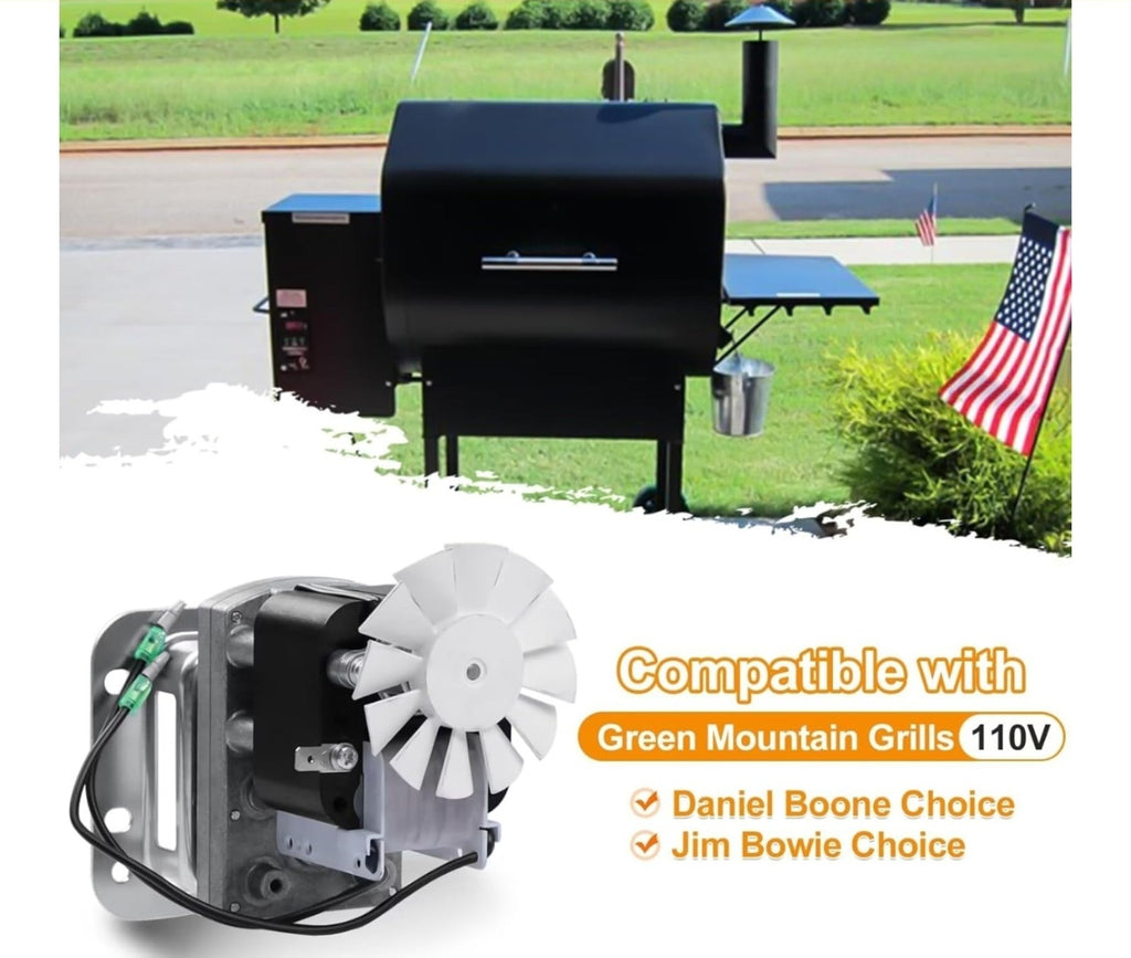 110V Auger Feed Motor Replacement Parts for Green Mountain Daniel Boone Jim Bowi
