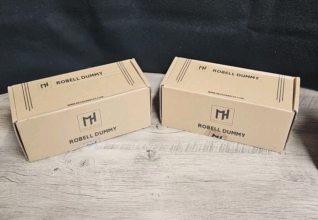 Mega Handles Pack of 8 Door Lever Dummy Lever Door Handle for Closets French NOB