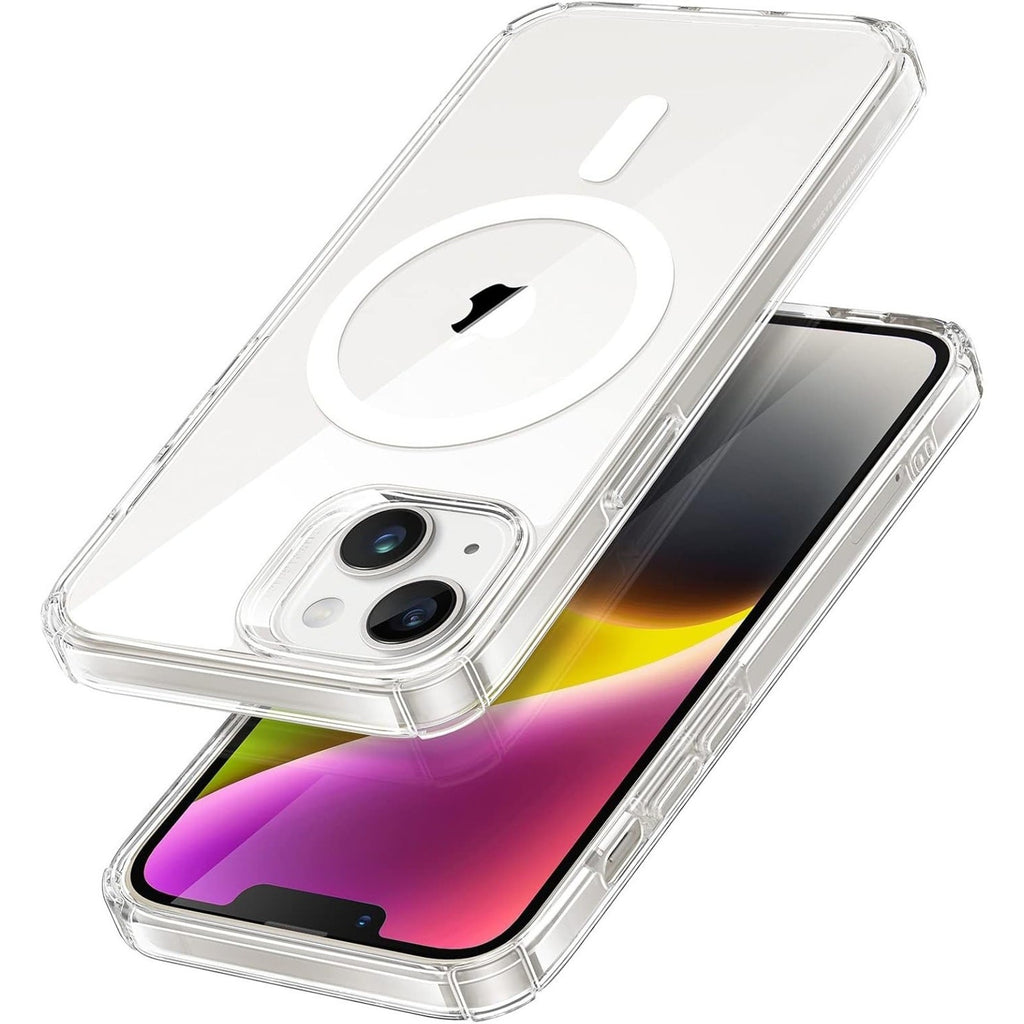 for iPhone 15 Pro Pure Crystal Case With Halo Lock clear durable phone case
