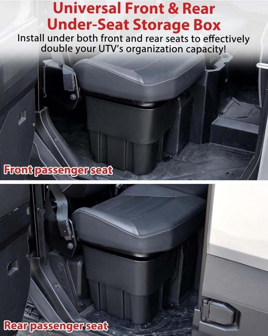 20.5L Underseat Storage Bin for Polaris Ranger XD 1500 2024-2025 Accessories,