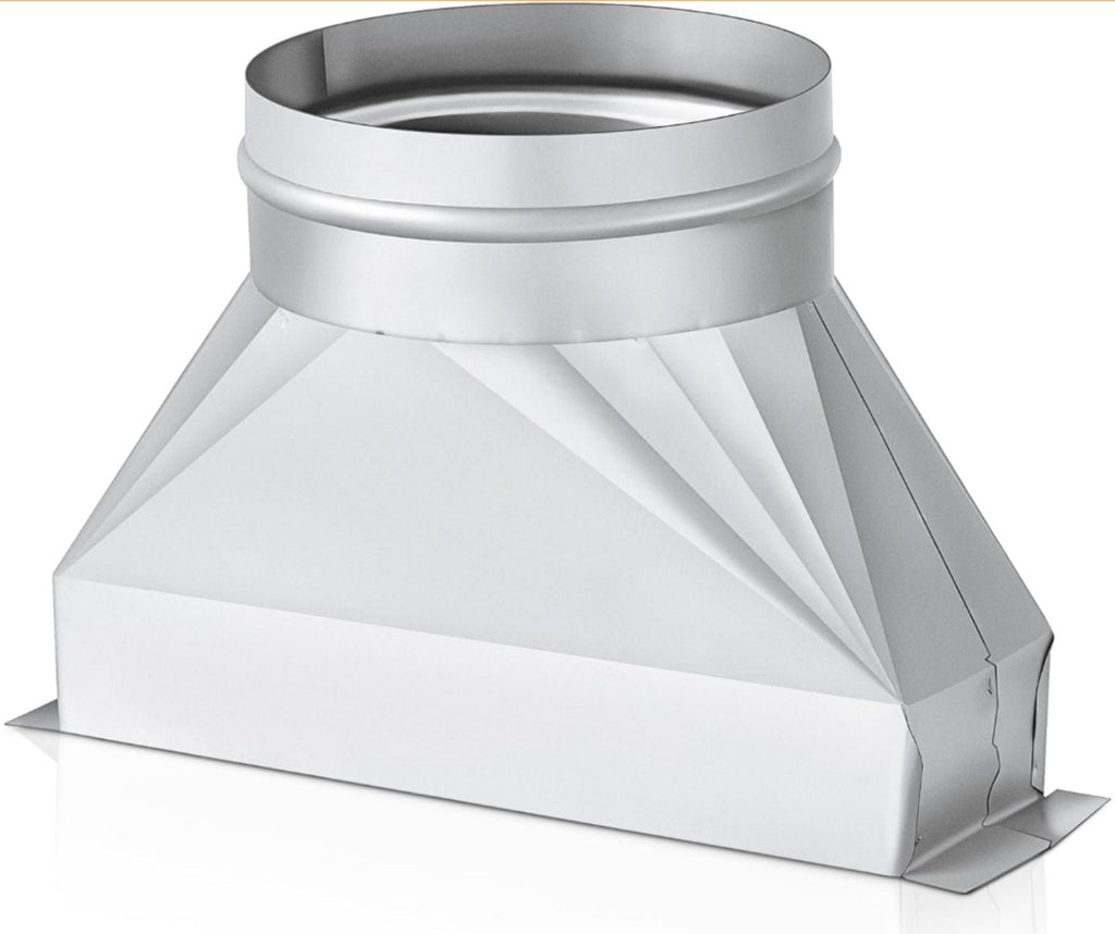 3-1/4 x 10 x 6 Rectangular to Round Duct Vent Range Hood Universally Compatible
