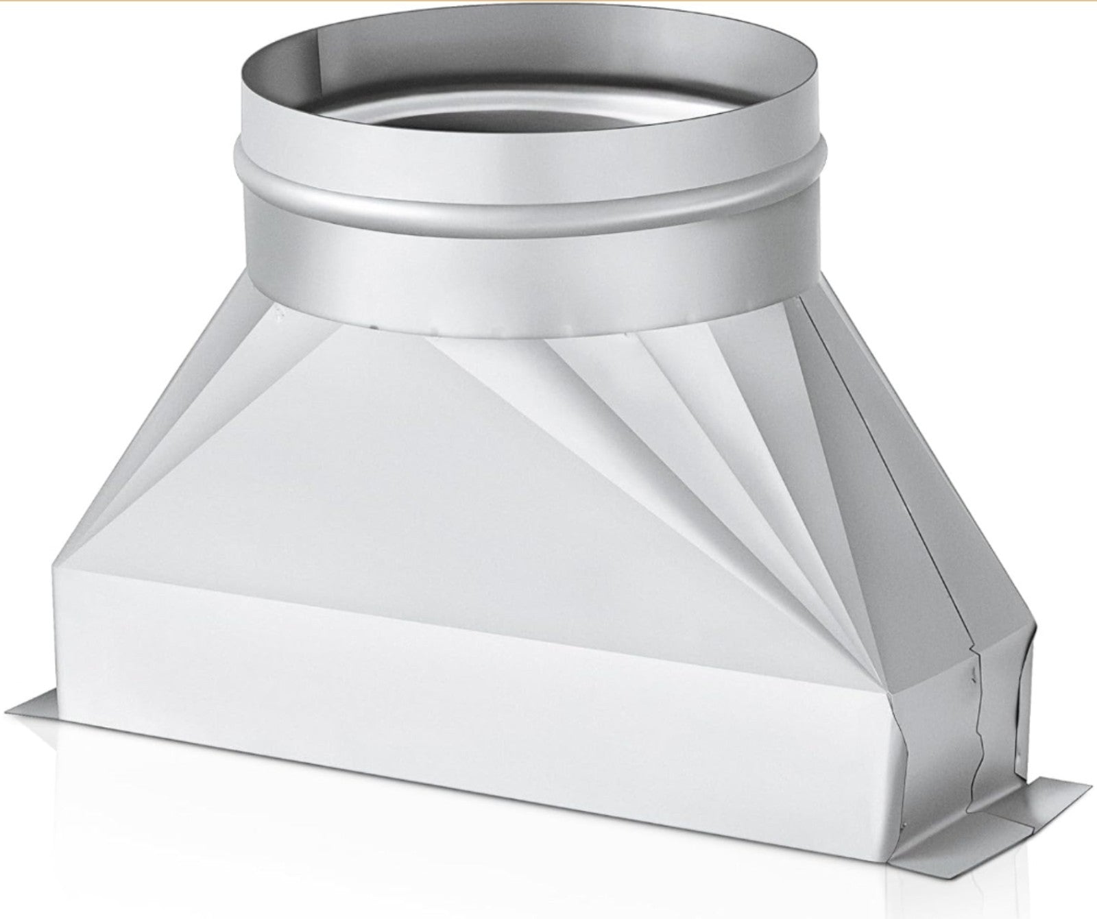 3-1/4 x 10 x 6 Rectangular to Round Duct Vent Range Hood Universally Compatible