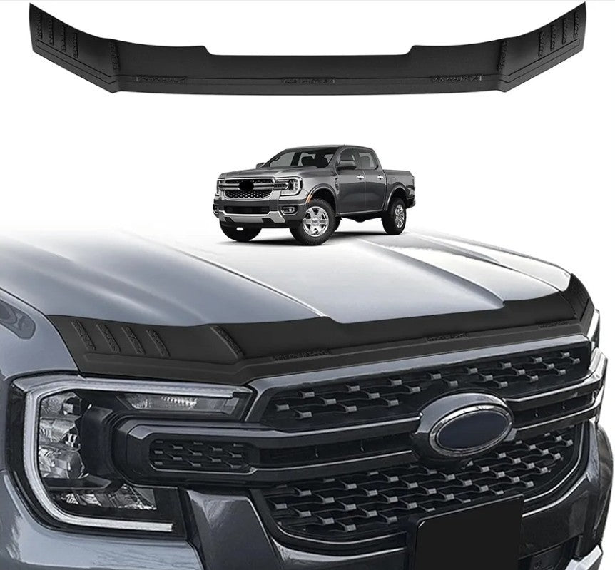 Low Profile Hood Shield Protector Bug Deflector for 2024 2025 2026 Ford Ranger