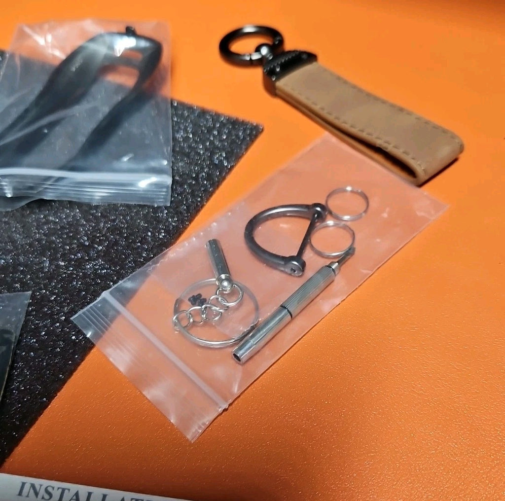 Compatible with Porsche Key Fob Cover with Keychain Leather For Panamera 911 Tay