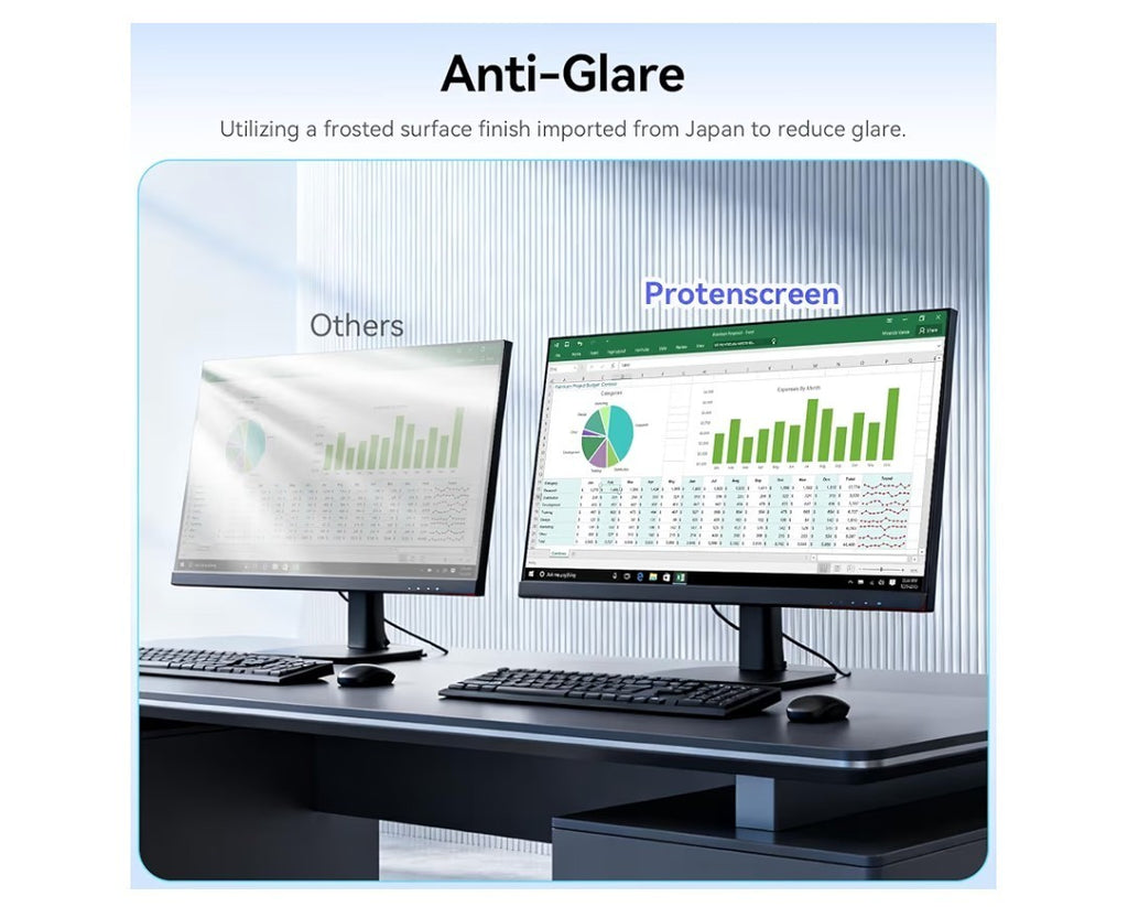 [2-Pack] 22" 16:10 Monitor Screen Protector Anti-Blue Light for Lenovo Asus HP..