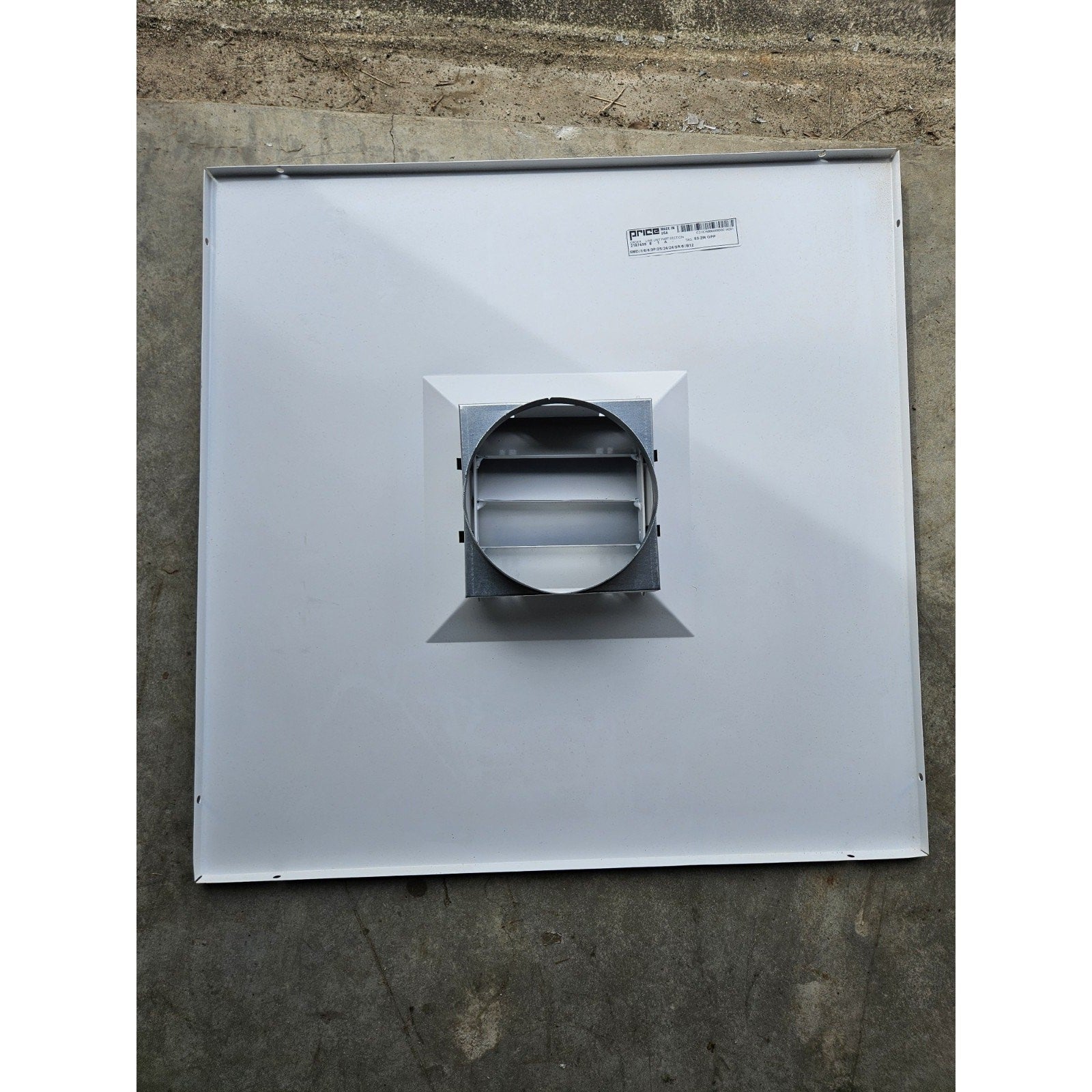 Price 24"with 6" Neck Return Grille For Drop Ceiling, Tbar