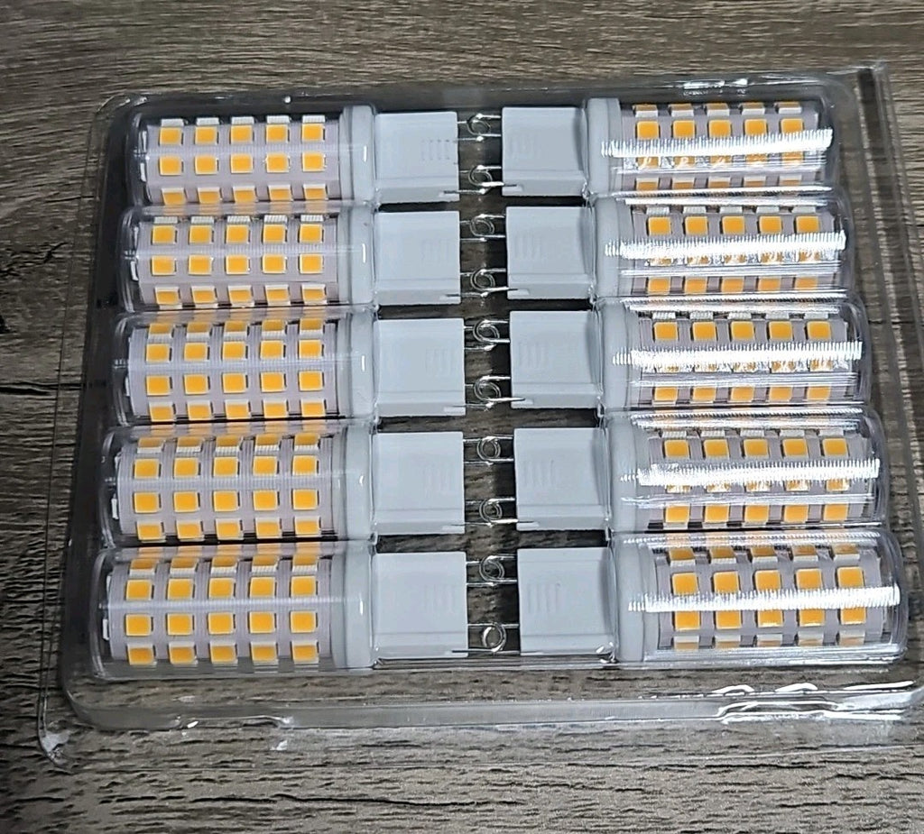 G9 Led Bulbs 5W Replace 50 Watt 60 Watt Halogen Equivalent,2700K Soft Warm 10 Pc