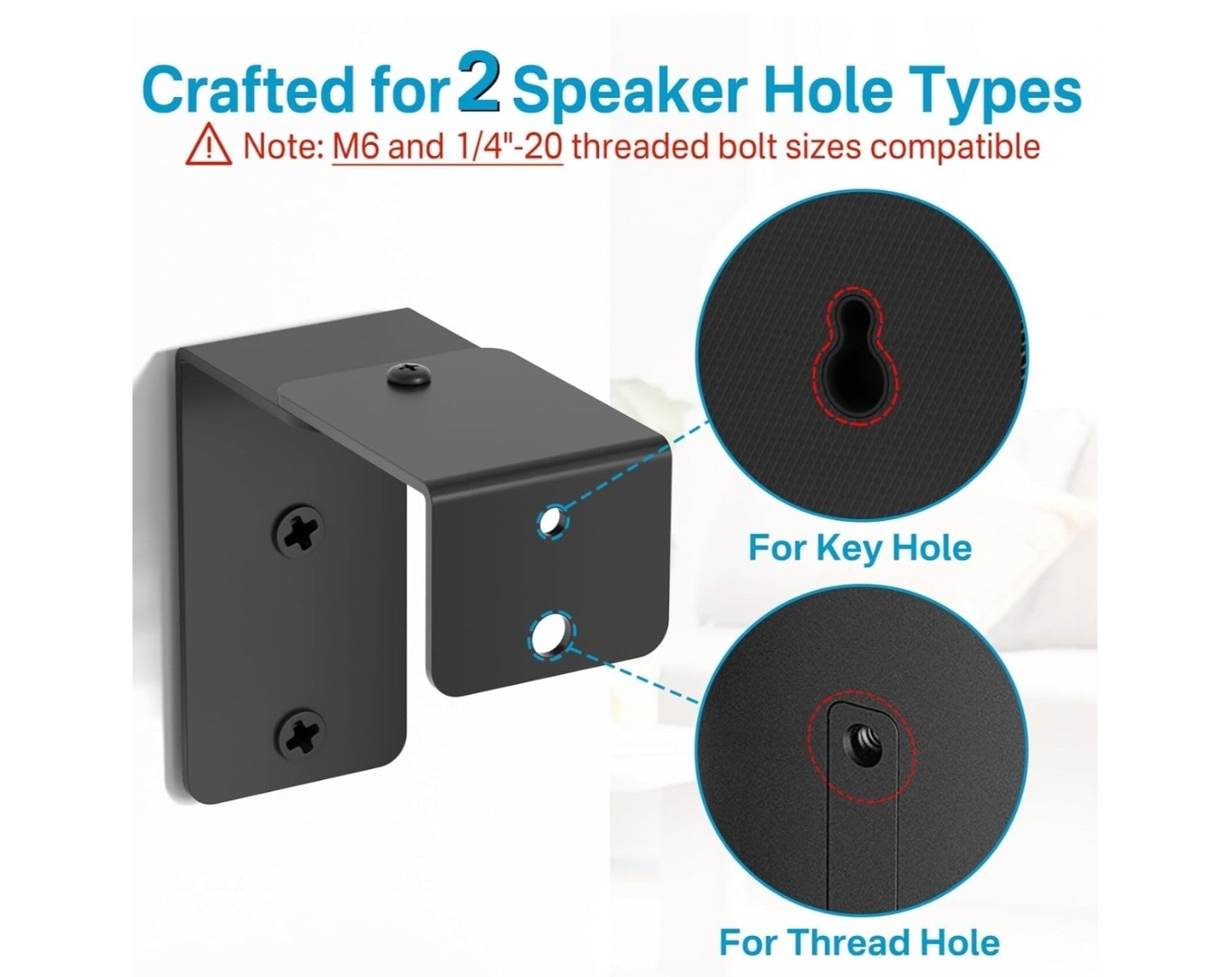 Speaker Stands Pair for Samsung HW-Q990C HW-Q990D Rear Speaker Stand with Wall M