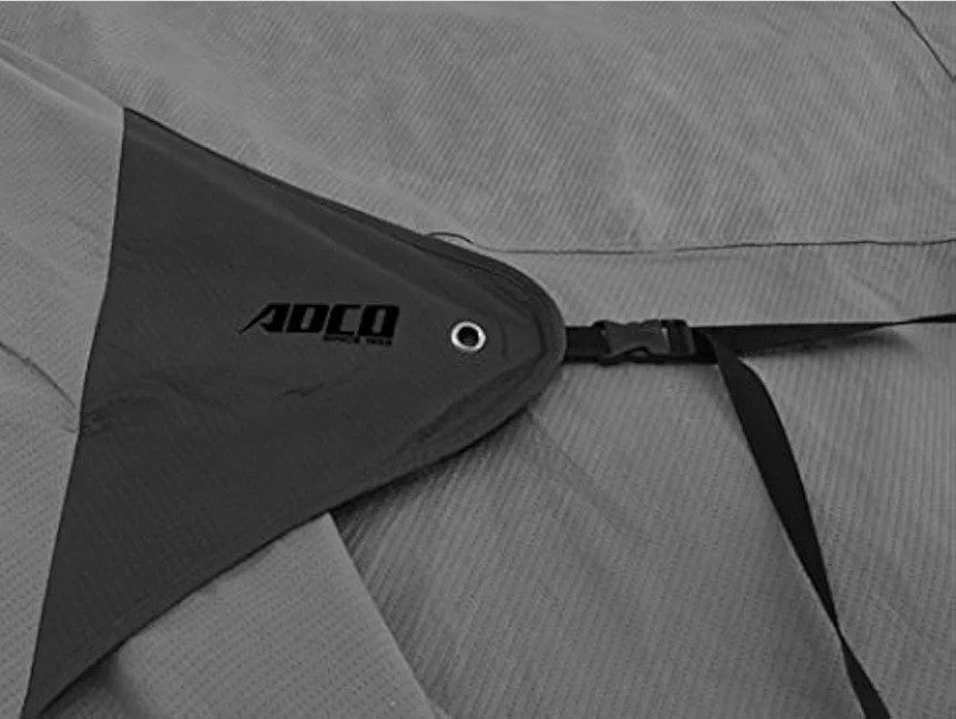 ADCO 52243 Designer Series SFS Aqua Shed Travel Trailer RV Cover 24'1"-26'Gray