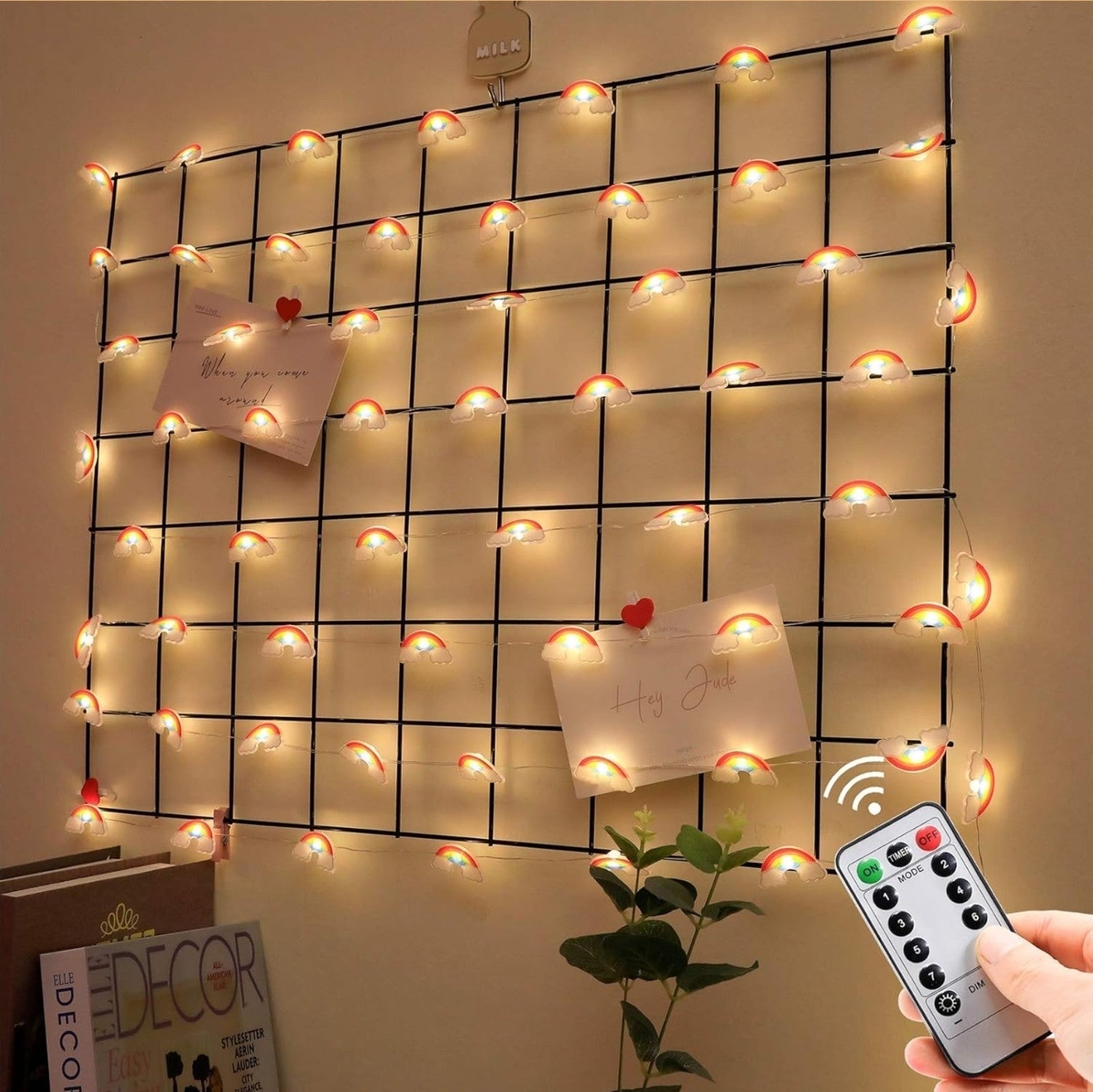 Rainbow String Lights 40 LED Decorative Light Indoor & Outdoor USB or Battery