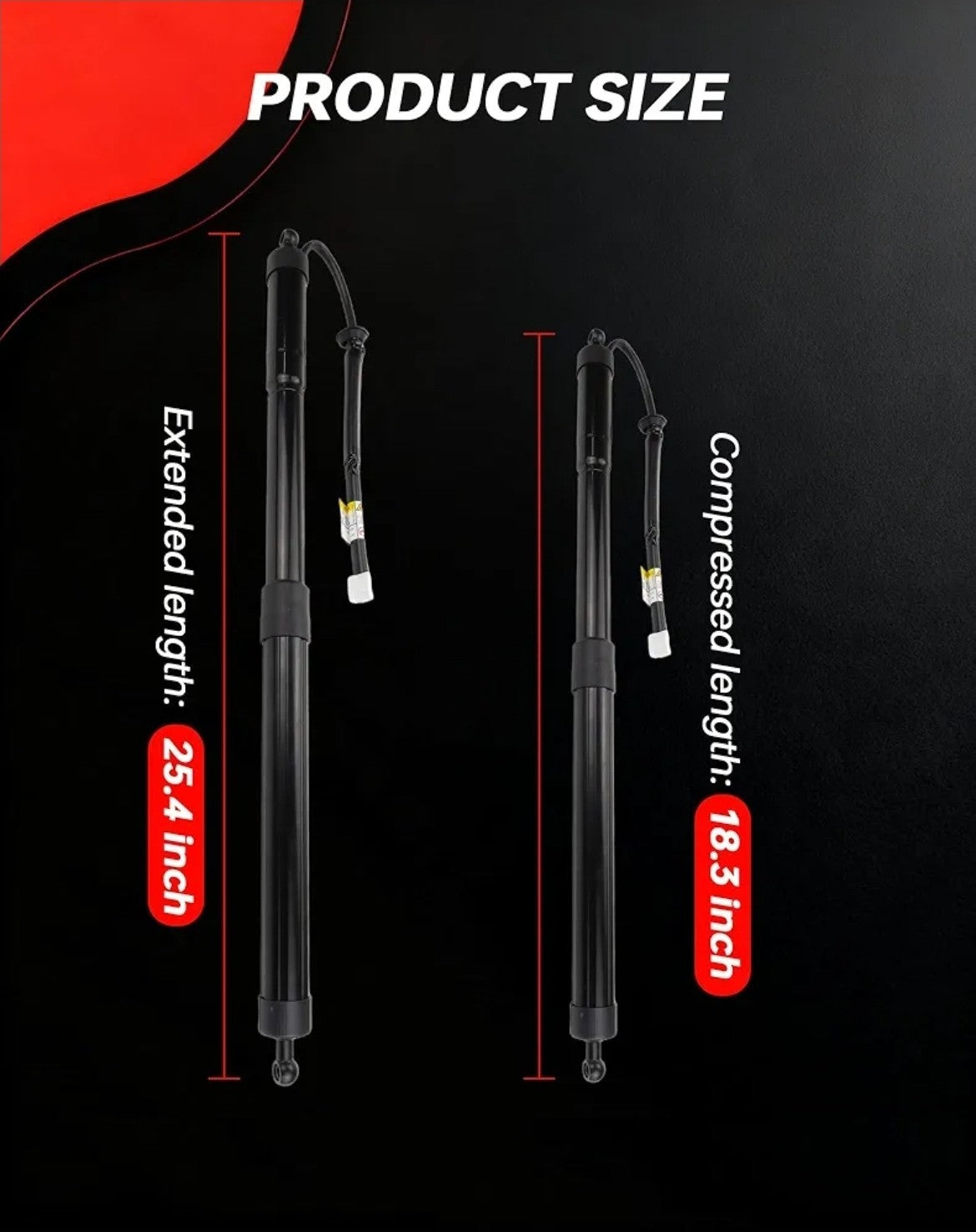 For 2014-2019 Toyota Highlander 2x Rear Tailgate Power Hatch Lift Support Struts