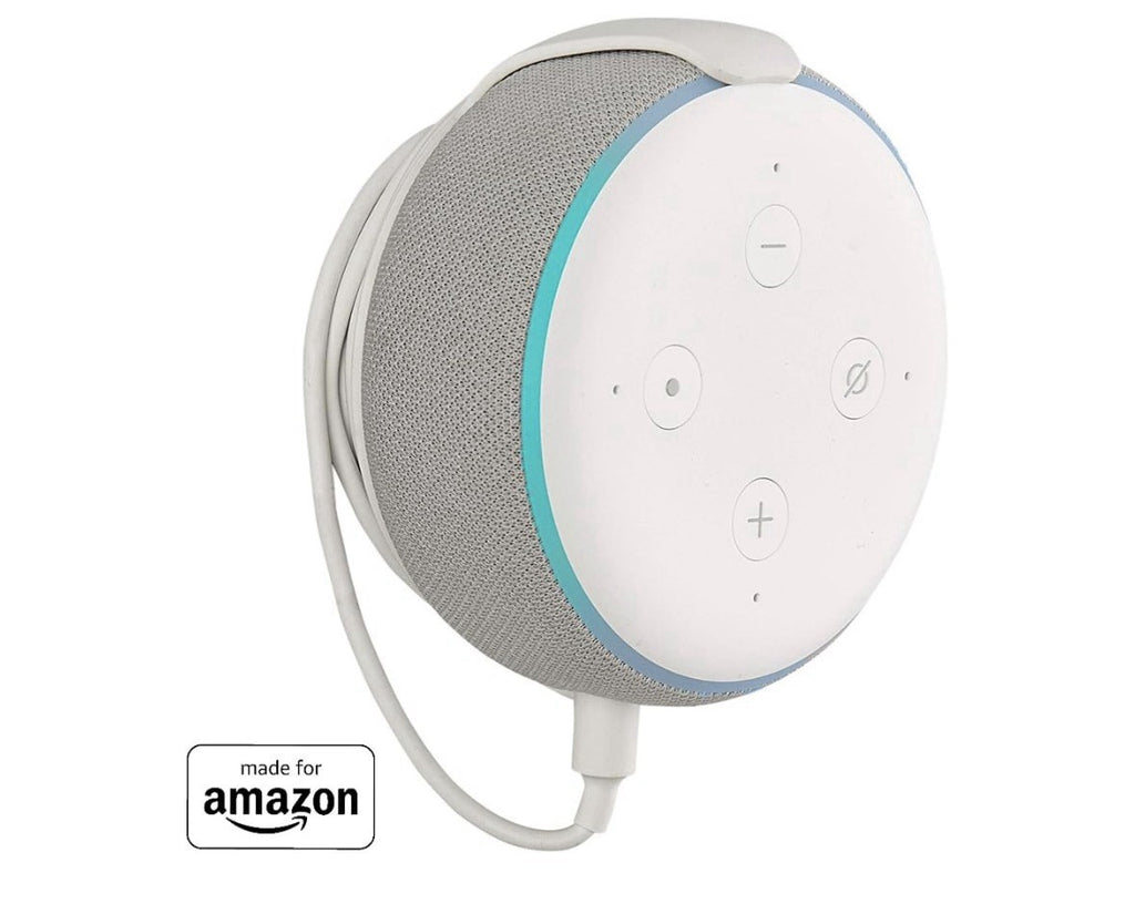 2 Pack Echogear Echo Dot (3rd Generation) Wall Mount - White Model EGMA-EDM1-W2