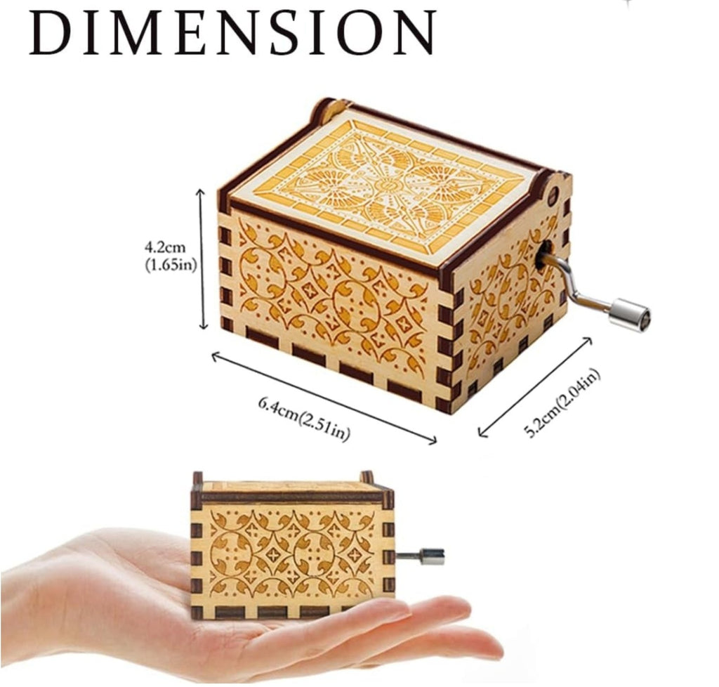 Music Box Happy 10th Birthday Gifts for Boys, Girls, Friends Wooden Music Box