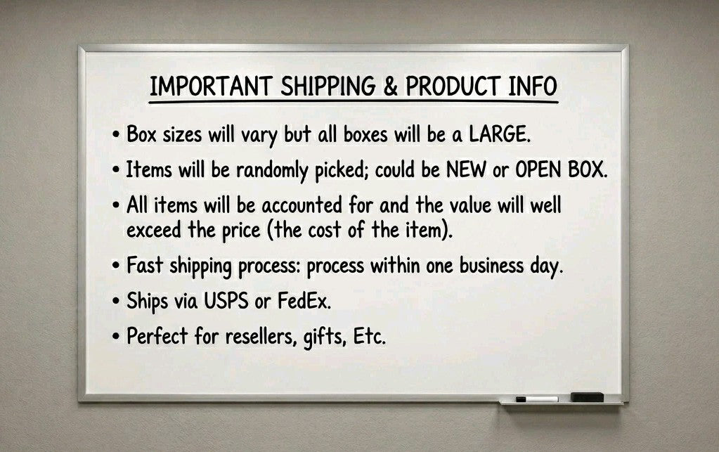 AMAZON Mystery Box General Merchandise Fun Liquidations Bundles Free Shipping
